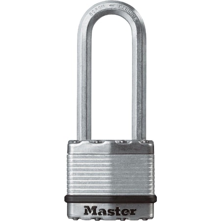 Master Lock Magnum 1-3/4 In. W. Dual-Armor Keyed Alike Padlock with 2-1/2 In. L. Shackle M1KALJ